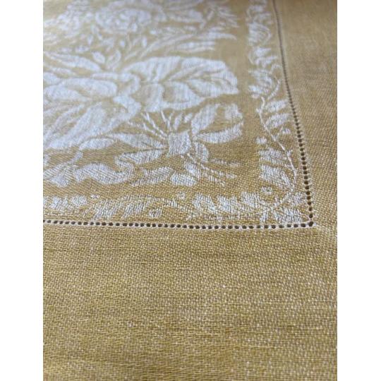 sarga natur len szovet nagymeretu terito olasz handmade etkezo terites mintas igenyes luxus mediterran textil .jpg